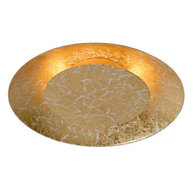 Złoty plafon sufitowy nowoczesny, Foskal, 6W, 2700K LED