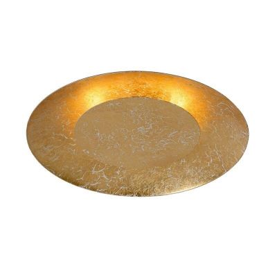Złoty plafon sufitowy nowoczesny, Foskal, 12W, 2700K LED
