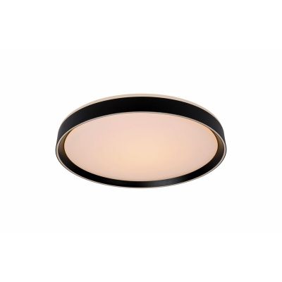 Czarny plafon sufitowy nowoczesny, Nuria, 18W, 2700K LED