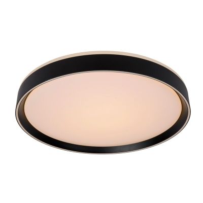 Czarny plafon sufitowy nowoczesny, Nuria, 36W, 2700K LED