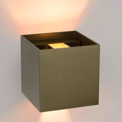 Brązowy kinkiet nowoczesny, Xio