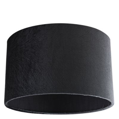 30 cm abażur welurowy antracytowy, Emilius