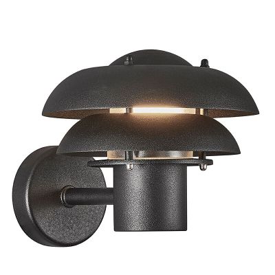 Czarna lampa zewnetrzna nowoczesna, Kurnos, IP54