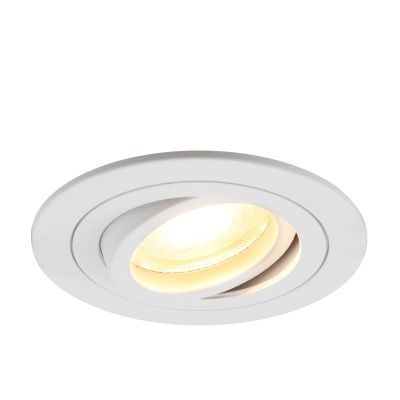 Aluminiowa oprawa sufitowa wpuszczana biała, Scott