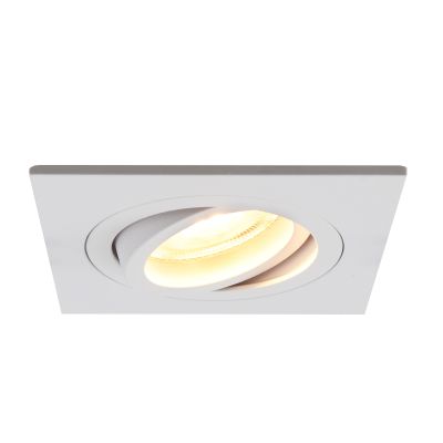 Aluminiowa oprawa sufitowa wpuszczana biała, Scott