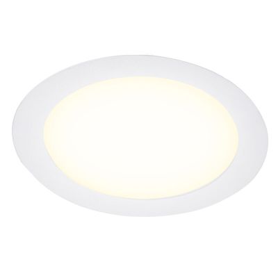 Biały downlight aluminiowy, Umbriel, 24W, 4000K LED, IP44