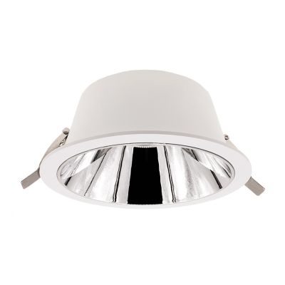 Aluminiowy downlight biały, Maud, 16W, white switch LED, IP22