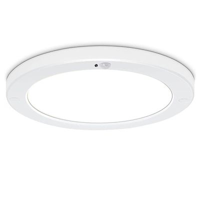 Downlight LED wpuszczany/natynkowy z czujnikiem ruchu, Okno, 17,6W, włącznik biały, IP22