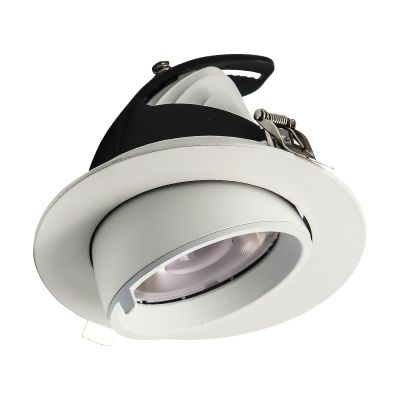 Aluminiowy downlight biały, Anjuli, 20W, white switch LED