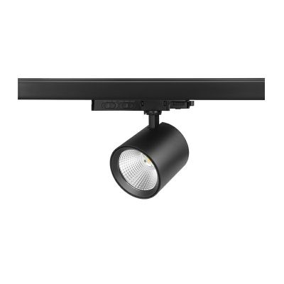 Czarny reflektor do szynoprzewodu 3 fazowe aluminiowy, Jeska, 10W/20W/30W, white switch LED