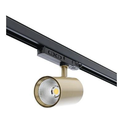 Reflektor mosiężny 3-fazowy Rozina, 10W/20W/30W, biały włącznik, ściemnialny, Pro