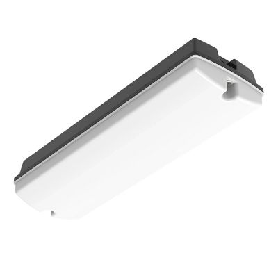 Czarny oświetlenie klatki schodowej plastikowy, Pedram, 3W, white switch LED, IP66
