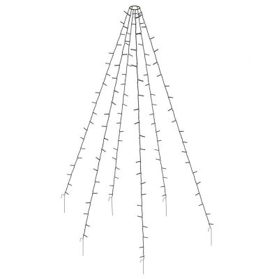 Oświetlenie zewnętrzne masztu flagowego, 192 diody LED, 6 żył po 2m, bez masztu