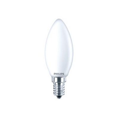 Philips Żarówka LED świeczka E14 827 B35 matowa, 4,3W