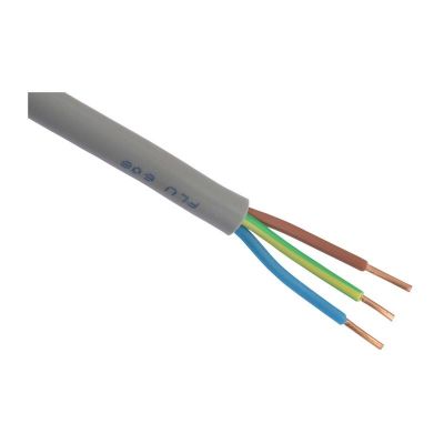 5 metrowy kabel zewnętrzny XMVK 3 x 2,5 mm, szary
