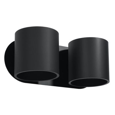 Aluminiowy kinkiet up down czarny, Amely