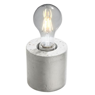 Betonowa lampa stołowa szara, Anela