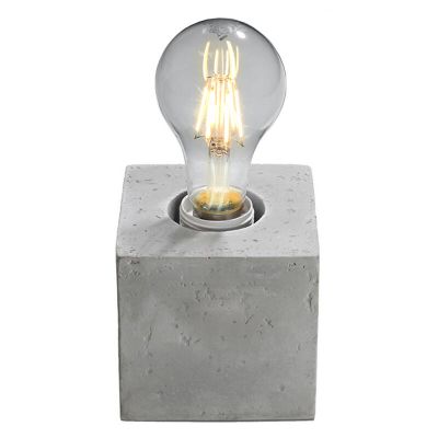 Betonowa lampa stołowa szara, Anniko