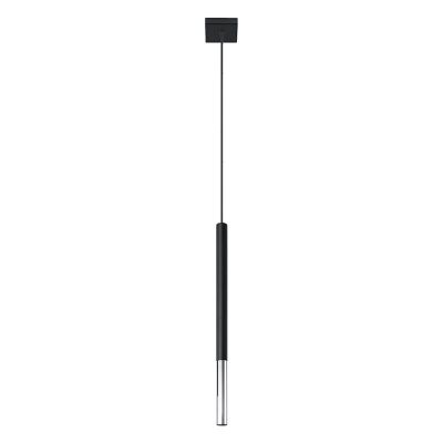 Aluminiowa lampa wisząca chromowana, Ilonca