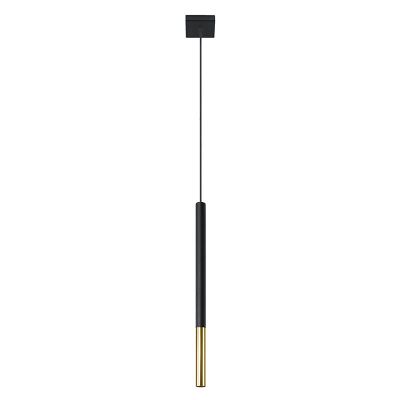 Aluminiowa lampa wisząca złota, Ilonca