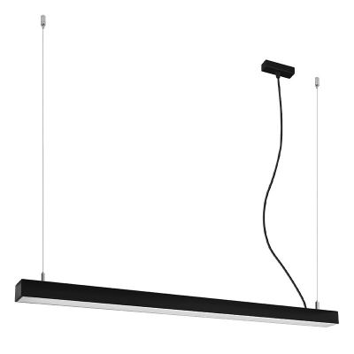 Aluminiowa lampa wisząca czarna, Mascha, 38W, 3000K LED