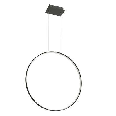Aluminiowa lampa wisząca czarna, Ringo, 50W, 3000K LED
