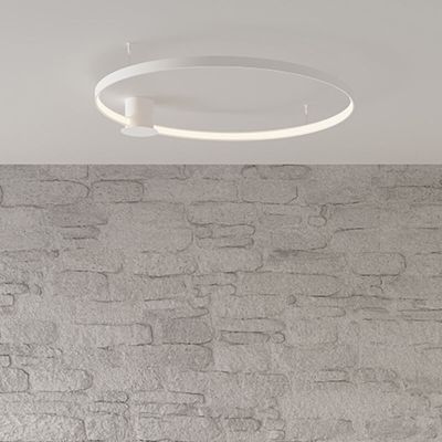 Aluminiowy plafon sufitowy biały, Ringo, 30W, 3000K LED
