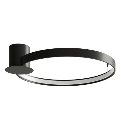 Aluminiowy plafon sufitowy czarny, Ringo, 30W, 3000K LED