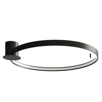 Aluminiowy plafon sufitowy czarny, Ringo, 50W, 3000K LED