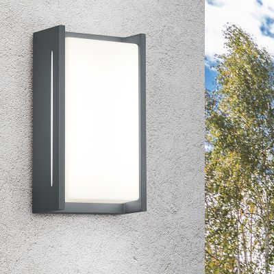Antracytowa lampa zewnętrzna nowoczesna, Arthur, 8,5W, 3000K LED, IP54