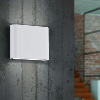 Biała lampa zewnętrzna nowoczesna, Bridlington, 2,5W, 3000K LED, IP54