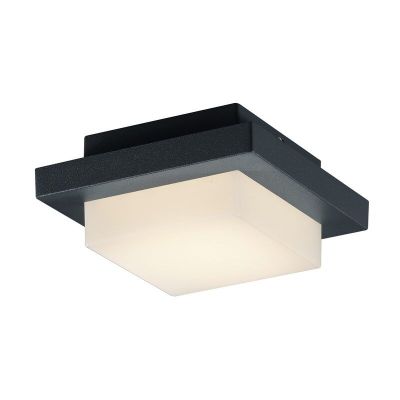 Antracytowa lampa zewnętrzna aluminiowa, Bletchley, 3,5W, 3000K LED, IP54