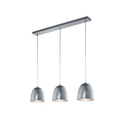 Niklowa lampa wisząca nowoczesna, Nuhad