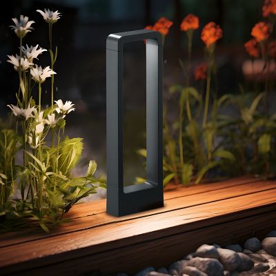 Antracytowa lampa zewnętrzna nowoczesna, Norton, 4,5W, 3000K LED, IP54