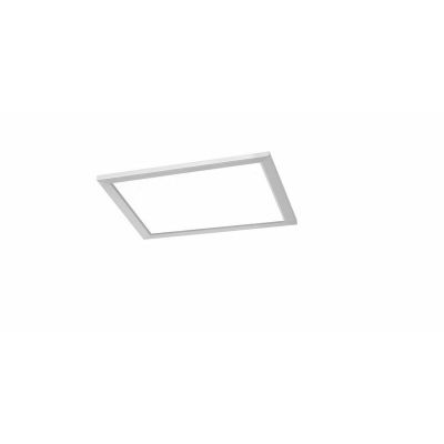 Niklowy plafon sufitowy nowoczesny, Badria, 15W, 3000K LED