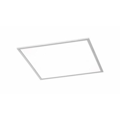 Niklowy plafon sufitowy nowoczesny, Badria, 30W, 3000K LED