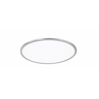 Niklowy plafon sufitowy nowoczesny, Badria, 30W, 3000K LED