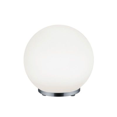 Chromowana lampa stołowa nowoczesna, Berkant, 5,5W, 3000K LED, z pilot