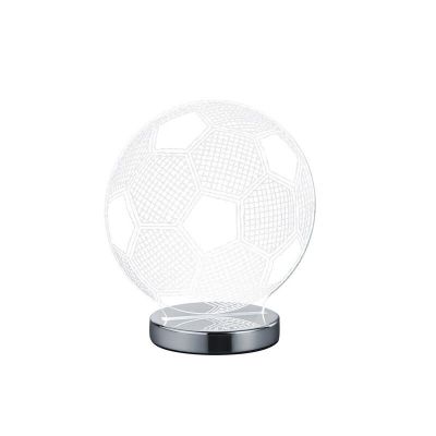 Chromowana lampa stołowa design, Berit, 7W, regulowana ciepła do zimnej bieli LED, z przełącznik