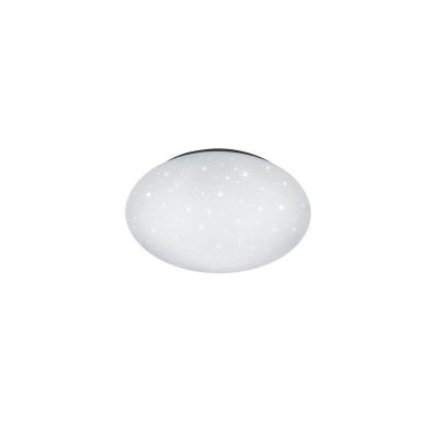Biały plafon sufitowy plastikowy, Vanysia, 18W, 4000K LED, IP44