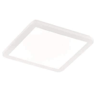 Biały plafon sufitowy nowoczesny, Gistrup, 18W, 3000K LED, IP44, ściemniana w 3 krokach
