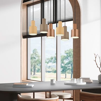 Ciemnoszara lampa wisząca nowoczesna, Amila