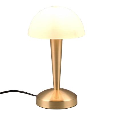 Mosiądz lampa stołowa nowoczesna, Delila, z dotykowy ściemniacz