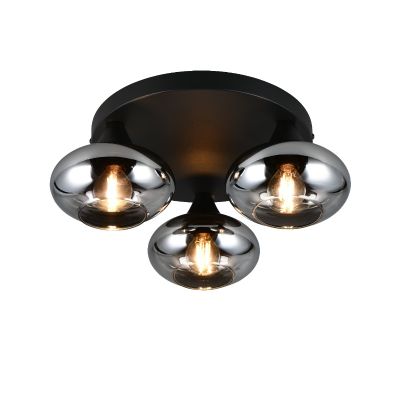 Czarna lampa sufitowa design, Veere