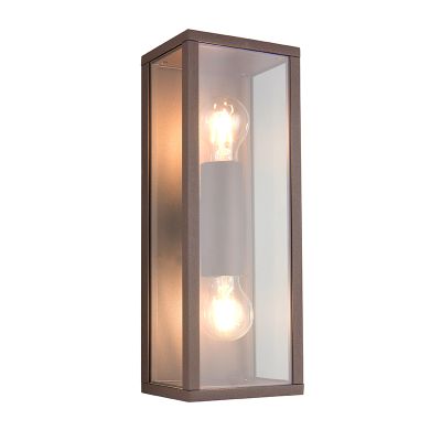 Rdzawa lampa zewnętrzna nowoczesna, Sanna, IP44