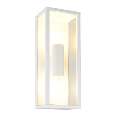 Biała lampa zewnętrzna nowoczesna, Sanna, IP44