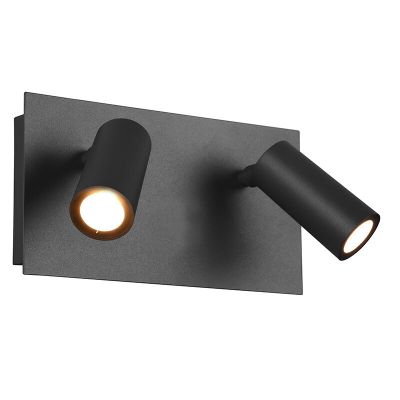 Antracytowa lampa zewnętrzna nowoczesna, Rufus, 3W, 3000K LED, IP54