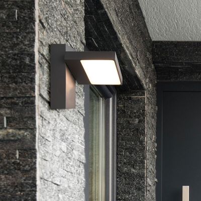 Antracytowa lampa zewnętrzna nowoczesna, Tabita, 8W, 3000K LED, IP54