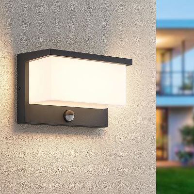 Antracytowa lampa zewnętrzna nowoczesna, Slimane, 13W, 3000K LED, IP54
