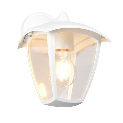 Biała lampa zewnętrzna nowoczesna, Samatar, IP44